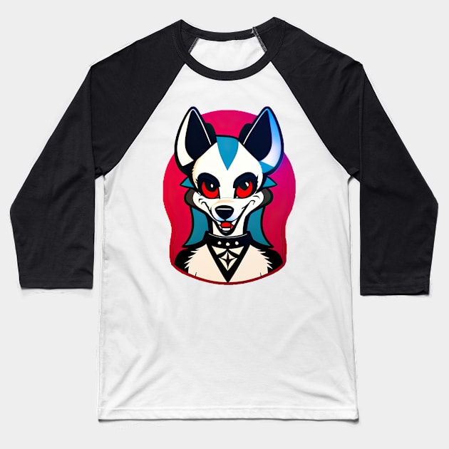 Helluva Boss Loona Hellhound Baseball T-Shirt by ksemstudio